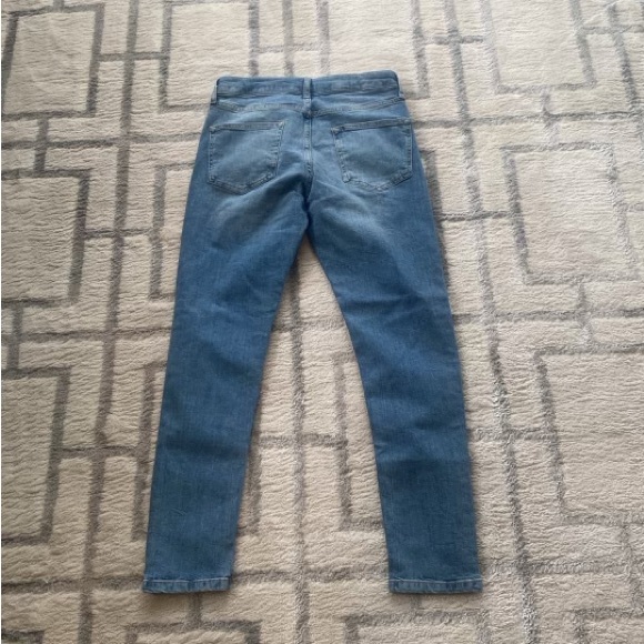 Topman tapered Men’s medium wash button fly jeans size 28 X 32 NWT - Picture 4 of 9